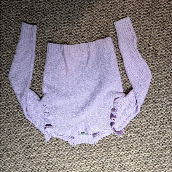 Wild Fable Lavender Ruffle Sweater - Picture 4 of 8